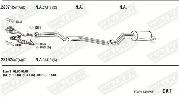 WALKER BWH14925B