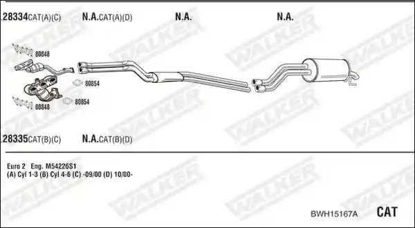 WALKER BWH15167A