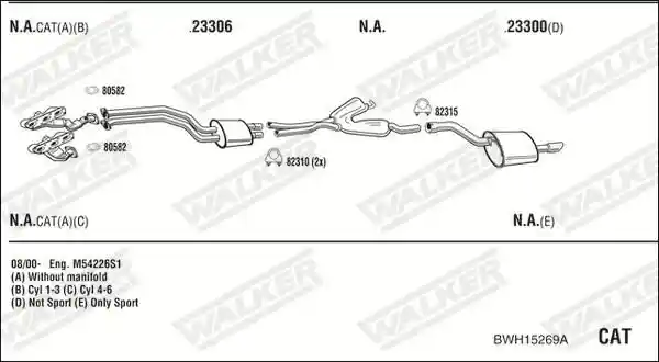 WALKER BWH15269A