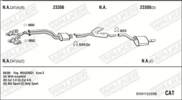 WALKER BWH15269B
