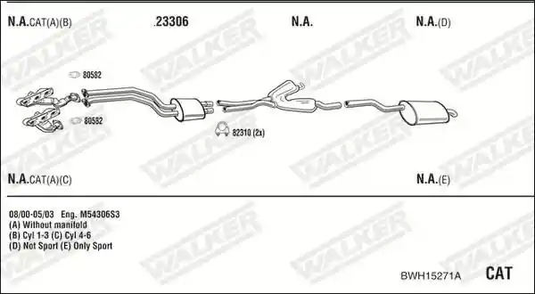 WALKER BWH15271A