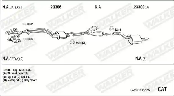 WALKER BWH15272A