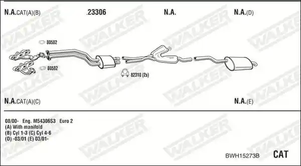 WALKER BWH15273B