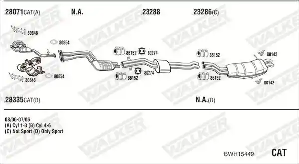 WALKER BWH15449