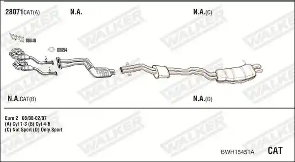 WALKER BWH15451A