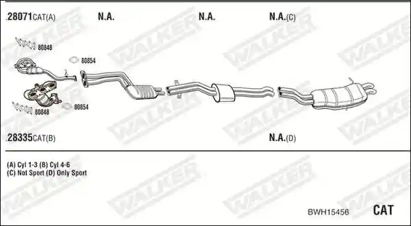 WALKER BWH15456