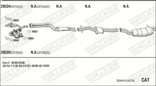 WALKER BWH15457A