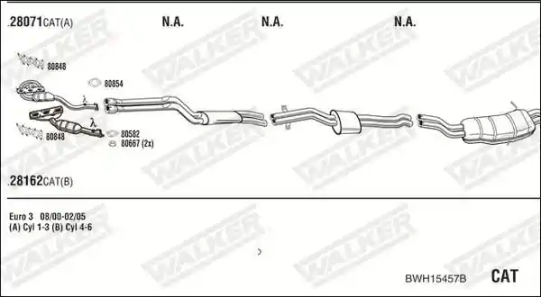 WALKER BWH15457B