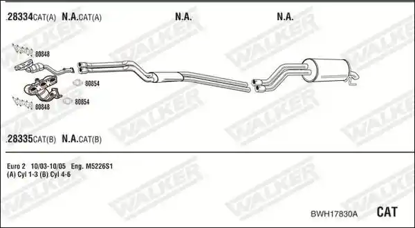 WALKER BWH17830A