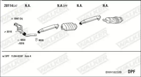 WALKER BWH18232B