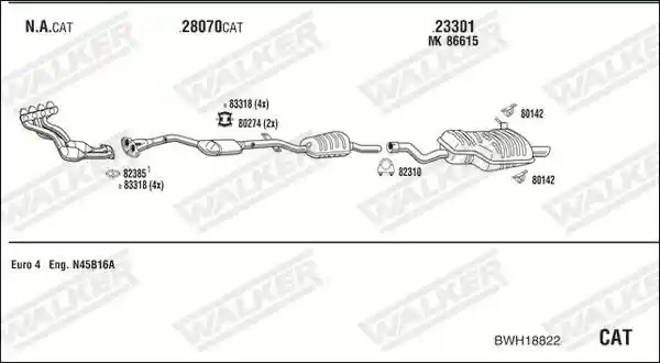 WALKER BWH18822