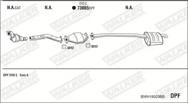 WALKER BWH19023BB