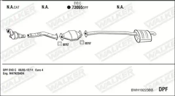 WALKER BWH19223BB