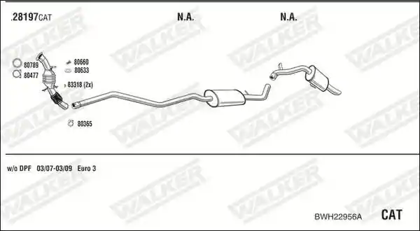 WALKER BWH22956A