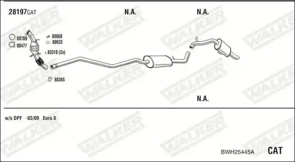 WALKER BWH25445A