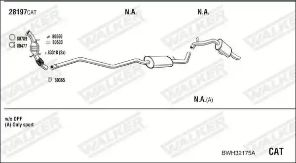 WALKER BWH32175A