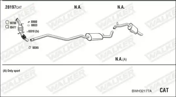 WALKER BWH32177A