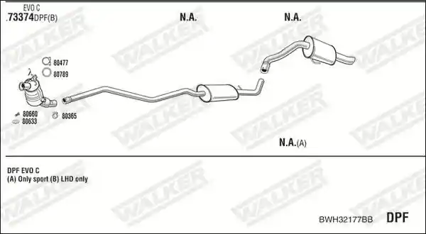 WALKER BWH32177BB