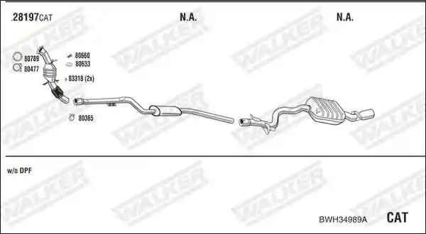 WALKER BWH34989A