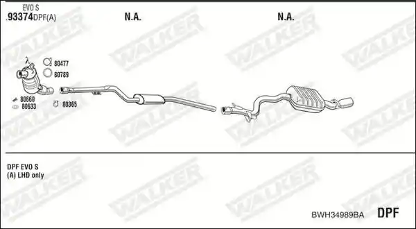 WALKER BWH34989BA