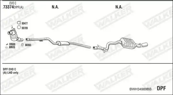 WALKER BWH34989BB