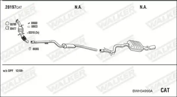 WALKER BWH34990A