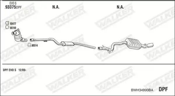 WALKER BWH34990BA