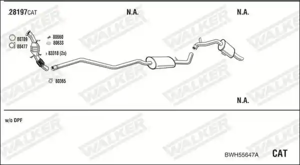 WALKER BWH55647A