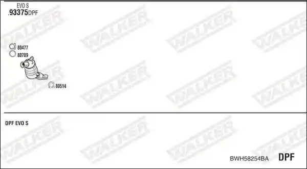 WALKER BWH58254BA