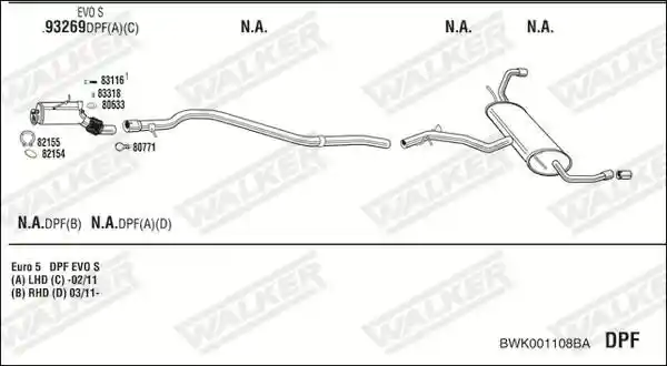 WALKER BWK001108BA