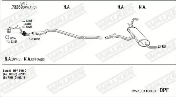 WALKER BWK001108BB