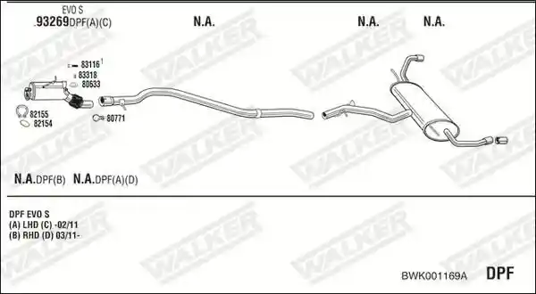 WALKER BWK001169A