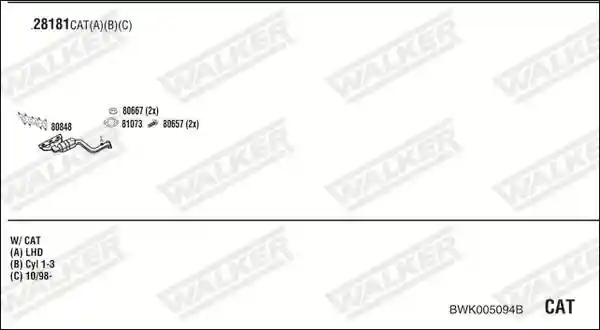WALKER BWK005094B