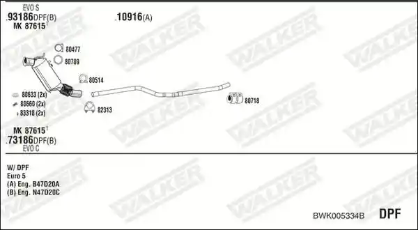 WALKER BWK005334B