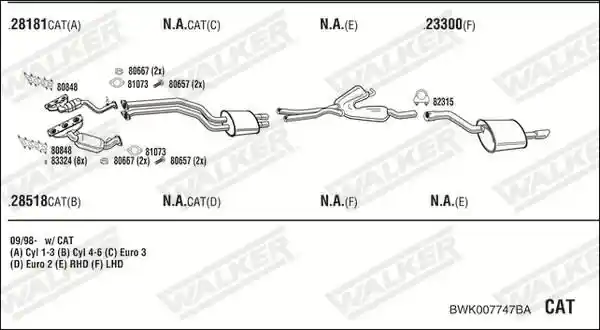 WALKER BWK007747BA