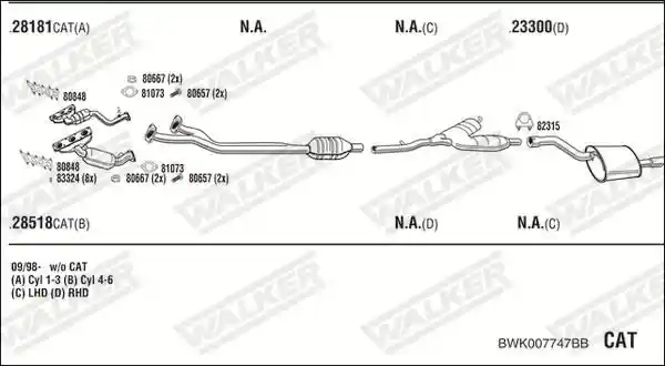 WALKER BWK007747BB