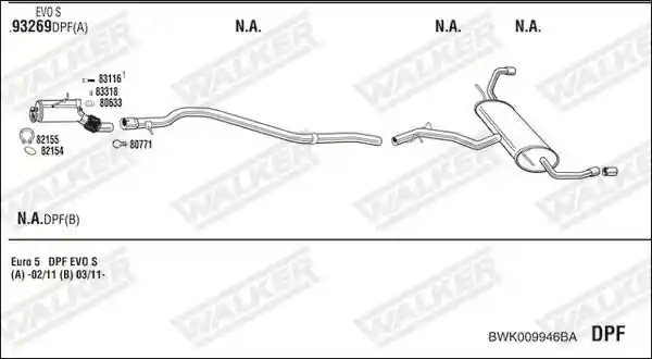 WALKER BWK009946BA
