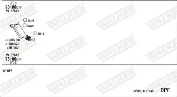 WALKER BWK010314B