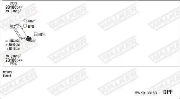 WALKER BWK010316B