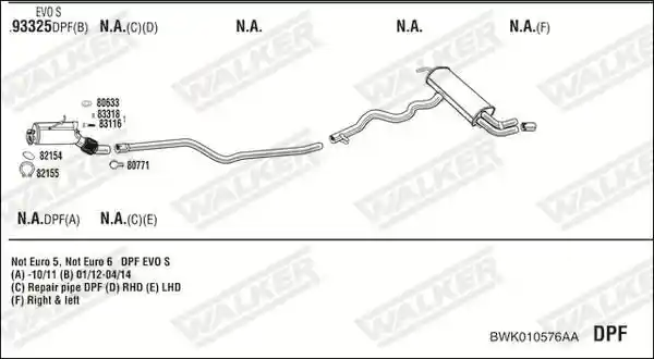 WALKER BWK010576AA