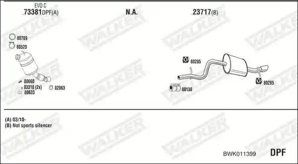 WALKER BWK011399