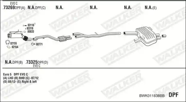 WALKER BWK011838BB