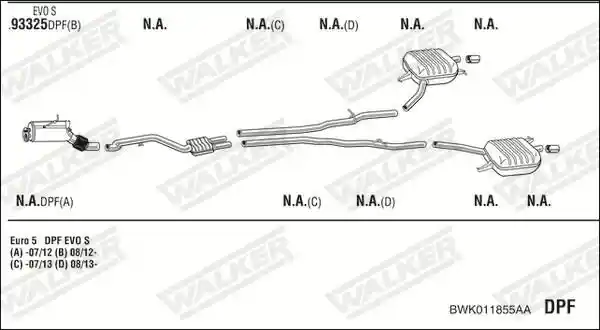 WALKER BWK011855AA