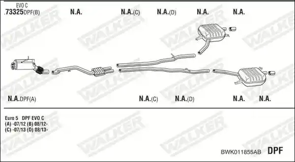 WALKER BWK011855AB