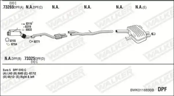 WALKER BWK011883BB