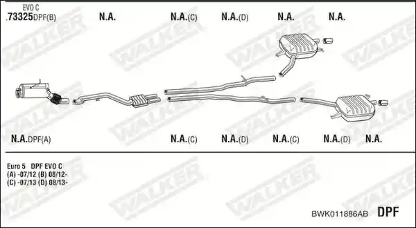 WALKER BWK011886AB
