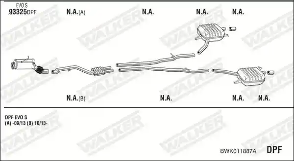 WALKER BWK011887A