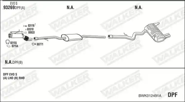 WALKER BWK012491A