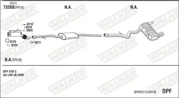 WALKER BWK012491B