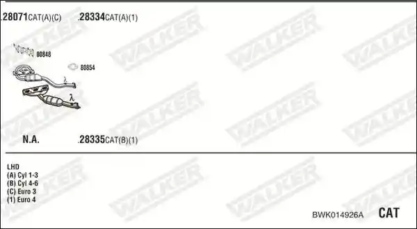 WALKER BWK014926A